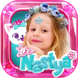 Like Nastya: 아이 게임 동영상 아이콘